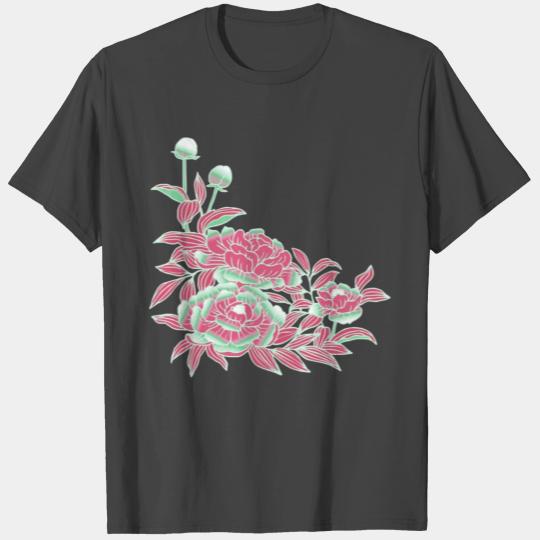 Abrosexual Pride Peony Flower Arrangement T Shirts