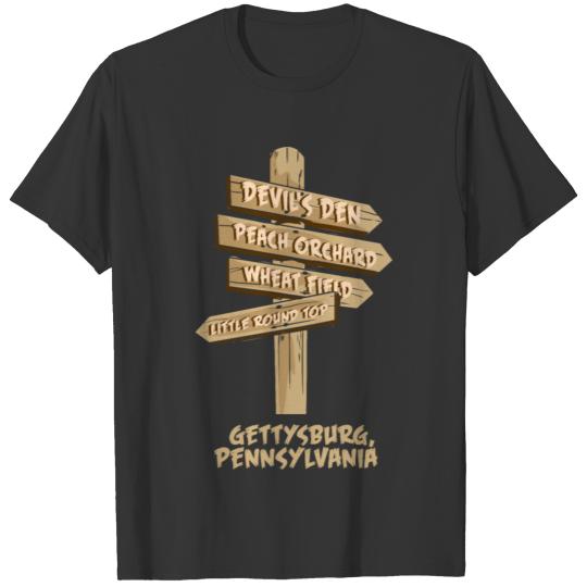 American Civil War Gettysburg Pennsylvania History T Shirts