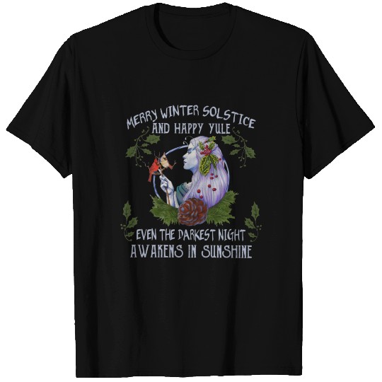 Merry winter solstice and happy yule T Shirts