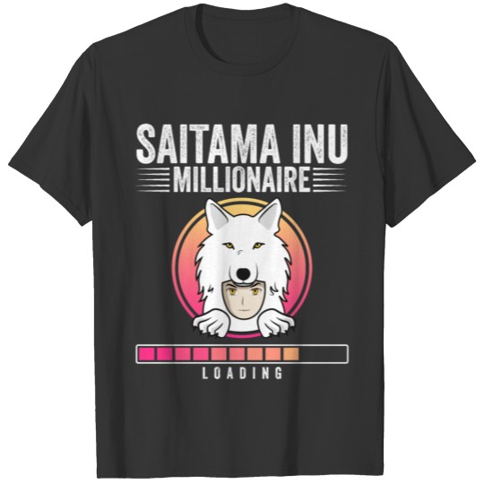 Saitama inu Coin Millionaire Loading Crypto Token T Shirts