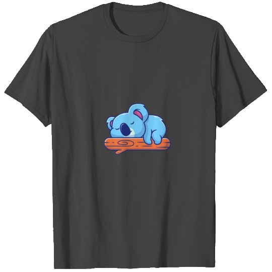 funny koala is sleeping is cute animals T Shirts