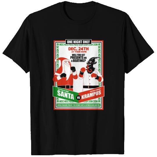SANTA VS KRAMPUS T Shirts