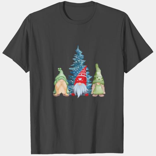 Three Gnomes and a Christmas Tree T Shirts