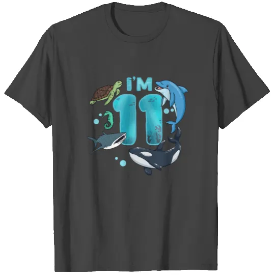 11th Birthday Under the Sea T Shirts