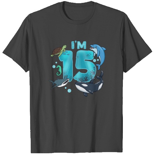 15th Birthday Under the Sea T Shirts