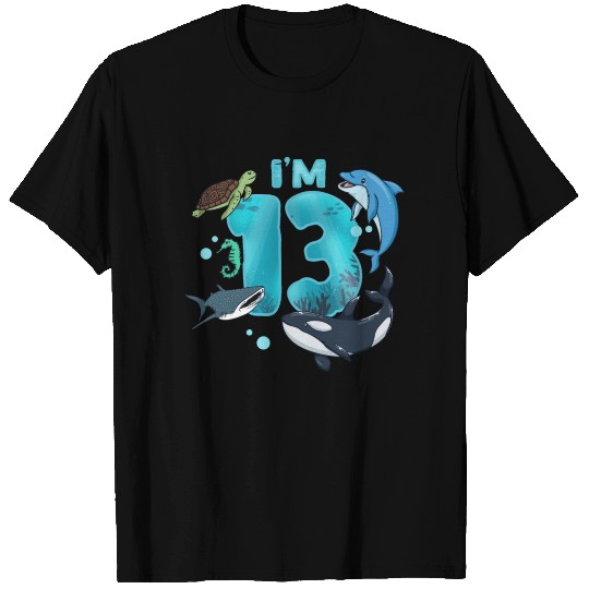 13th Birthday Under the Sea T Shirts