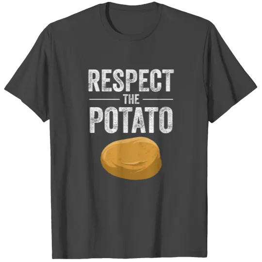 Funny Respect The Potato Gift Men Cute Root Vegeta T Shirts