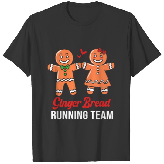 Ginger Bread Running Team Funny Gingerbread Man T Shirts