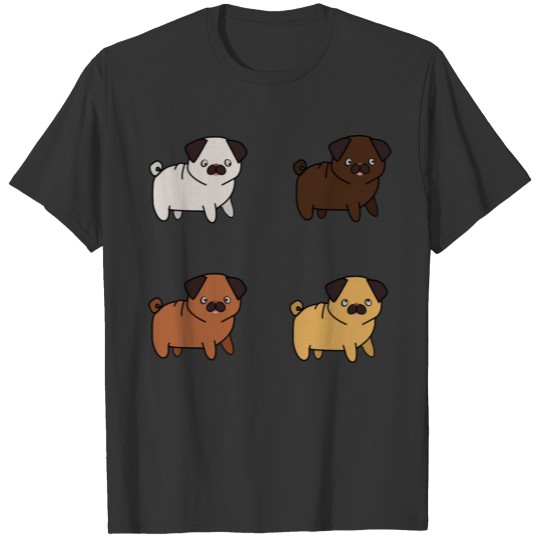Four cute puppies T-shirt