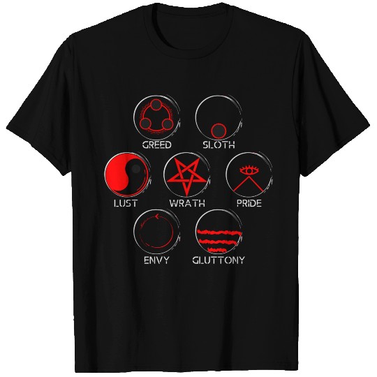 Seven Deadly Sins T Shirts