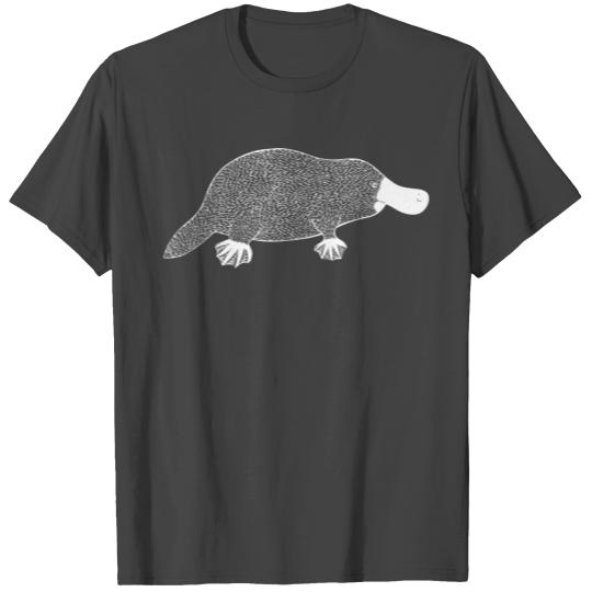 Platypus - detailed animal lovers ink art design T Shirts
