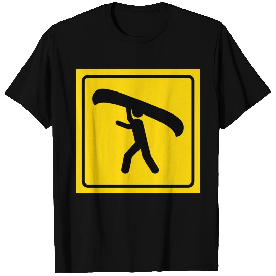 Canoe Portage Sign Art T Shirts