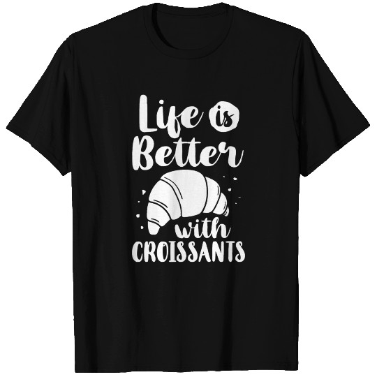 Croissant Chocolate Sandwiches Breakfast Bread T Shirts