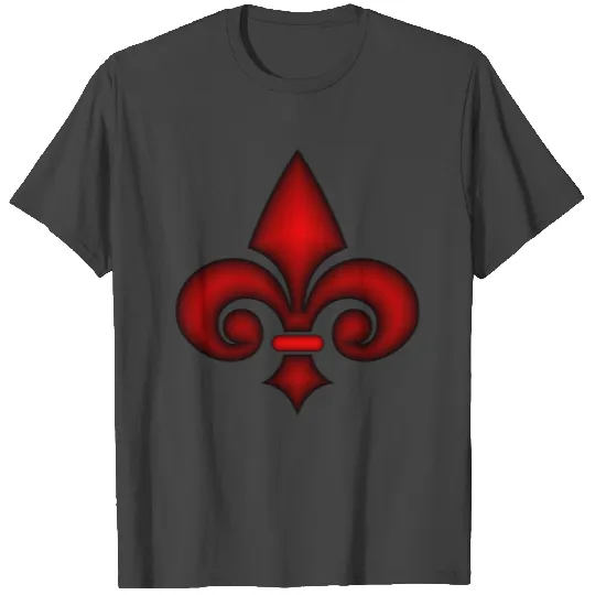 Fleur De Lis Crimson T Shirts