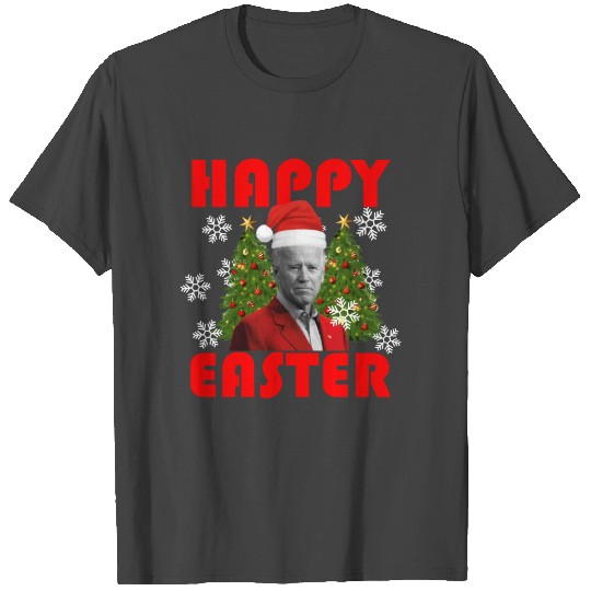 Funny Santa Joe Biden Happy Easter Christmas T Shirts