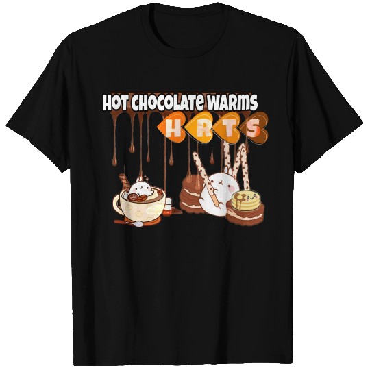 cute hot chocolate warms  T Shirts