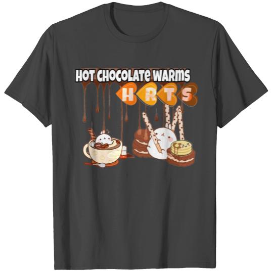 cute hot chocolate warms  T Shirts