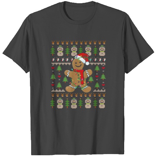 Christmas Gingerbread Merry Christmas Cookie Baker T Shirts