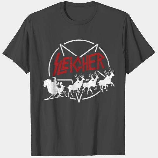 Sleigher Christmas T Shirts For Men