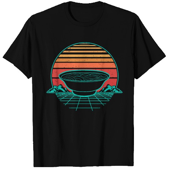 Ramen Soup Retro Vintage Retrowave T Shirts