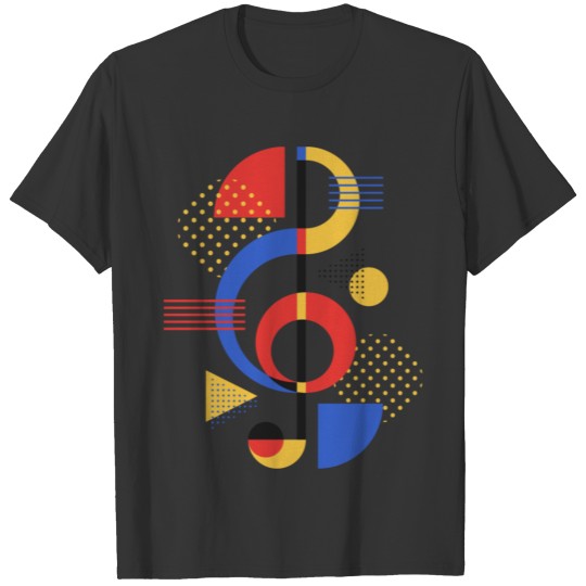 Abstract Music Vector T Shirts