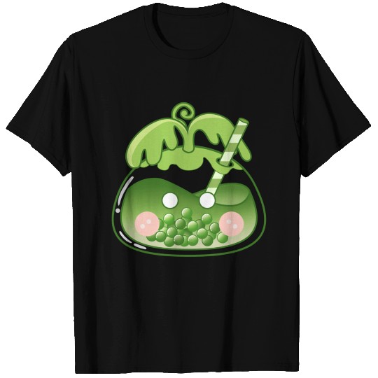 Genshin Impact Cute Slime Dendro Boba T Shirts