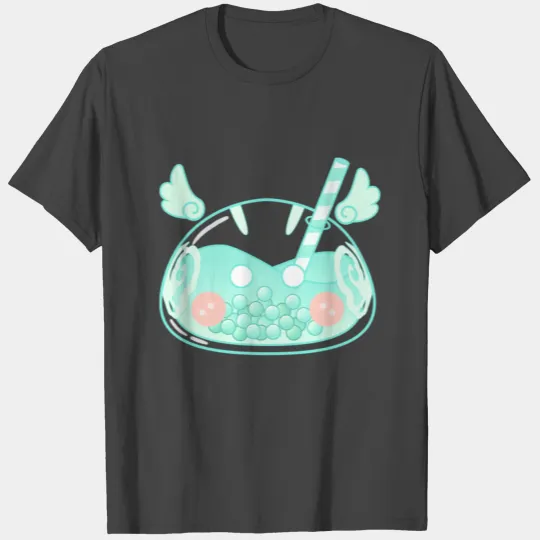 Genshin Impact cute Slime Anemo Boba T Shirts