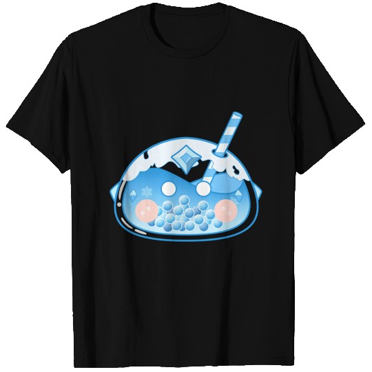 Genshin Impact Cute Slime Cyro Boba T Shirts