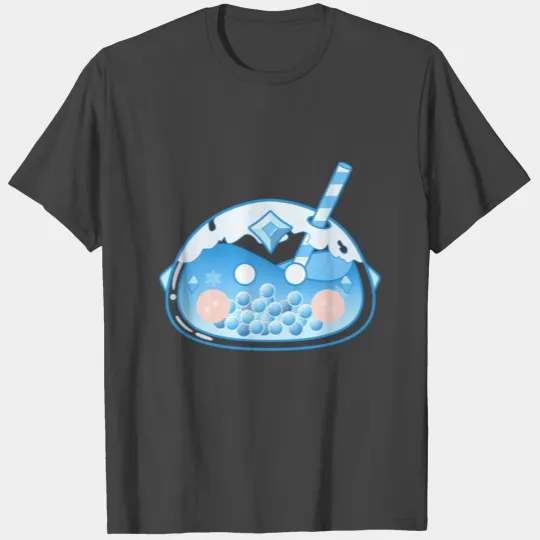 Genshin Impact Cute Slime Cyro Boba T Shirts