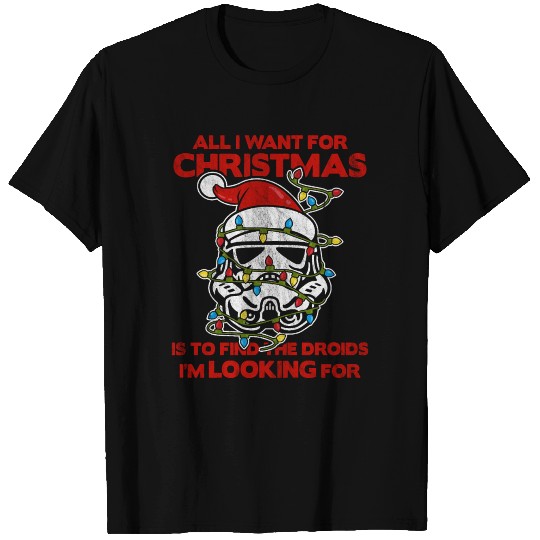 All I Want For Christmas Stormtrooper T Shirts