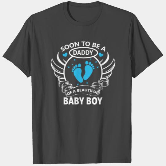 Soon to Be a Daddy Baby Boy Expecting Father T Shirts