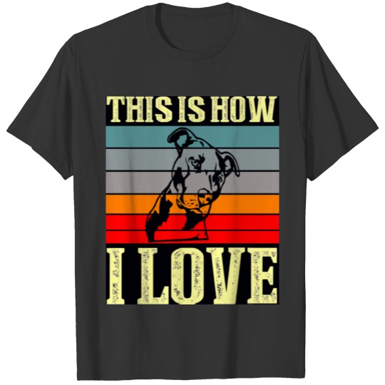 THIS IS HOW I LOVE T-shirt