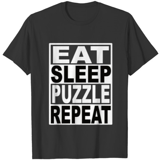 EAT SLEEP PUZZLE REPEAT T-shirt