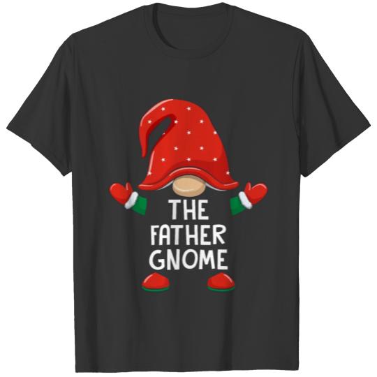 Father Gnome Shirts Set Christmas Matching T Shirt T-shirt