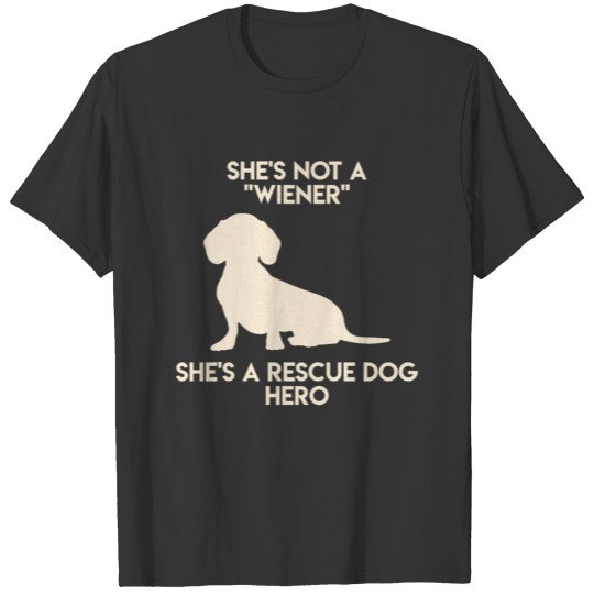 Rescue Dog - Female - Ivory T Shirts