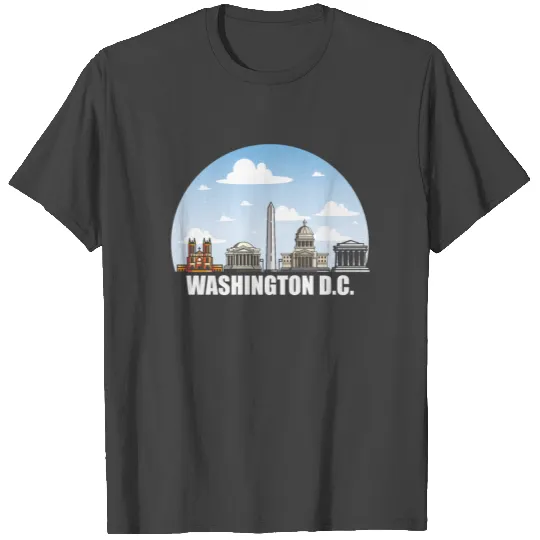 Washington, D.C. Skyline District of Columbia USA T Shirts