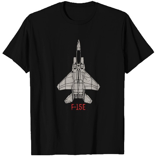 F 15E Strike Eagle US Airborne Fighter Pilot T Shirts