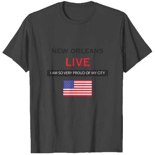 American NEW ORLEANS live T Shirts