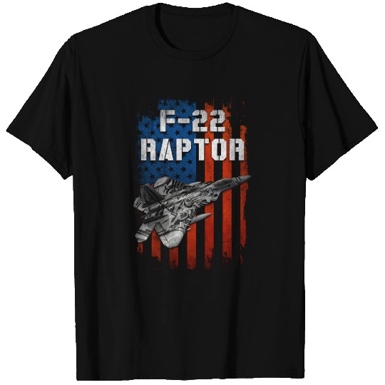 F 22 Raptor US Airborne Fighter Pilot T Shirts
