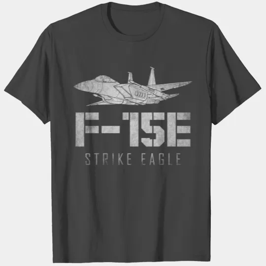F 15E Strike Eagle US Airborne Fighter Pilot T Shirts
