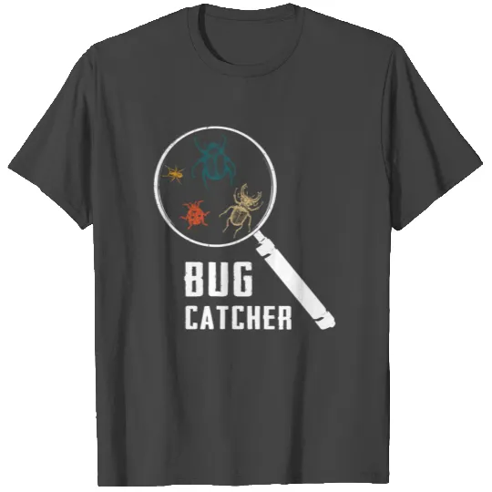 Colorful Insects Magnifier Boys Girls Bug Catcher T Shirts