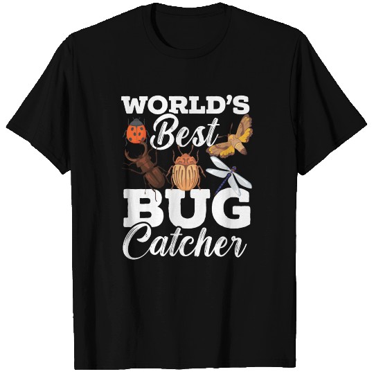 World's Best Bug Catcher Entomology Insect Catch T Shirts
