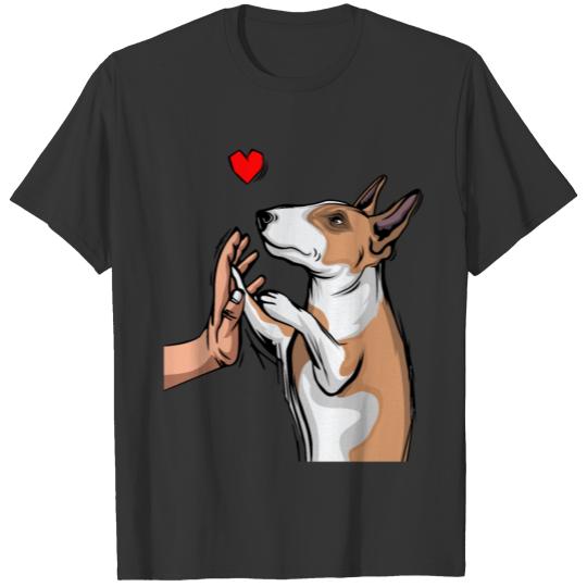 bull terrier love mummy bull terrier dog T Shirts