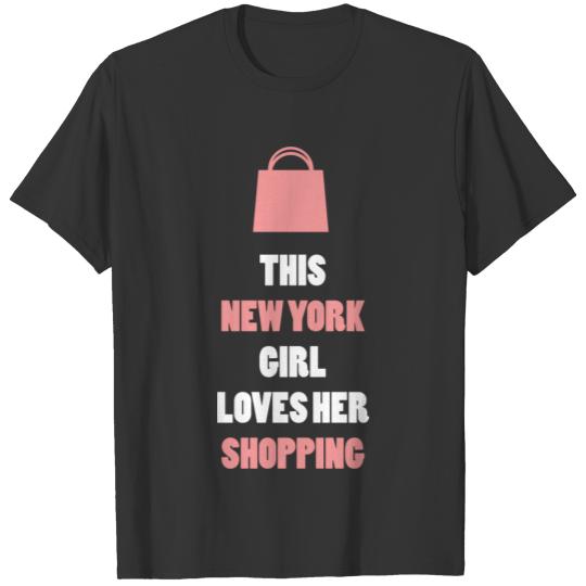 New york shopping girl T-shirt