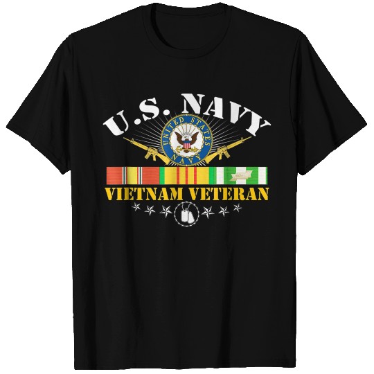 US Vietnam Veteran USA Flag T Shirts