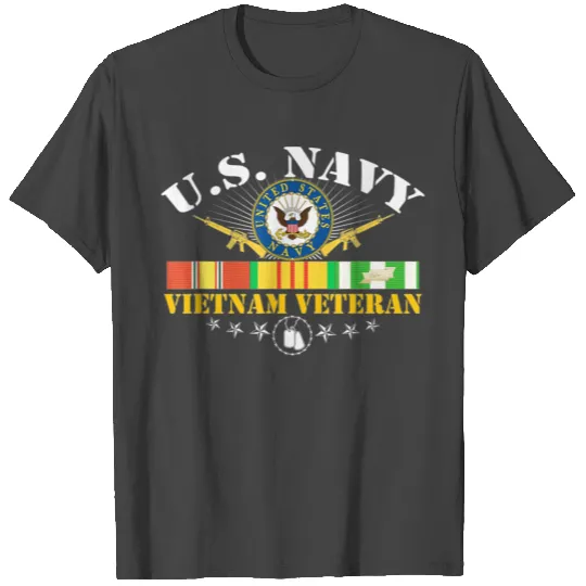 US Vietnam Veteran USA Flag T Shirts