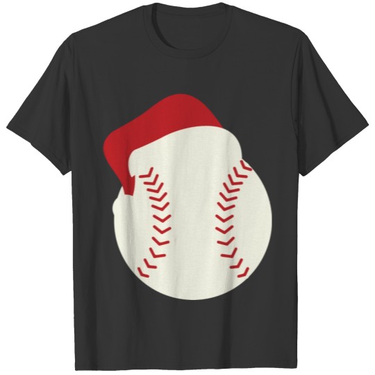 Baseball Santa Claus Hat Christmas Holiday Sport A T Shirts