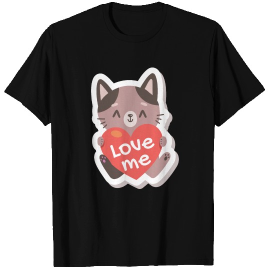 love me adopt me funny art T Shirts