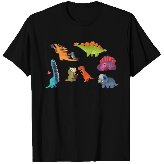 BOOK DINOSAURS Lightweight T Shirts