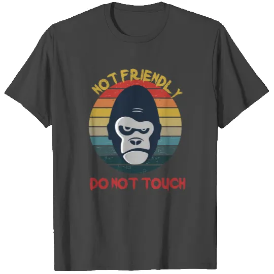 Not Friendly Do Not Touch Social Distancing T Shirts